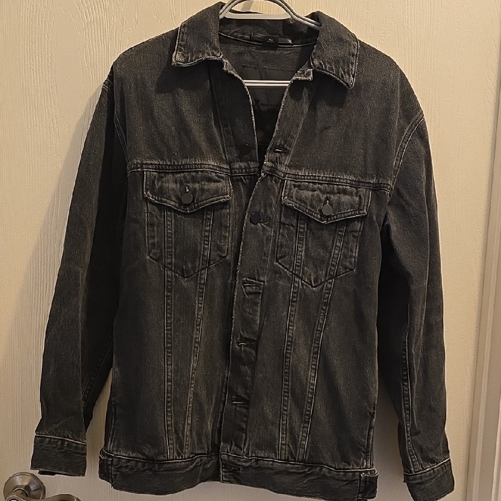 Alexander Wang Charcoal Denim Jacket